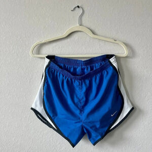 NIKE DRI-FIT Tempo running Shorts WOMEN SIZE XS Color Blue White